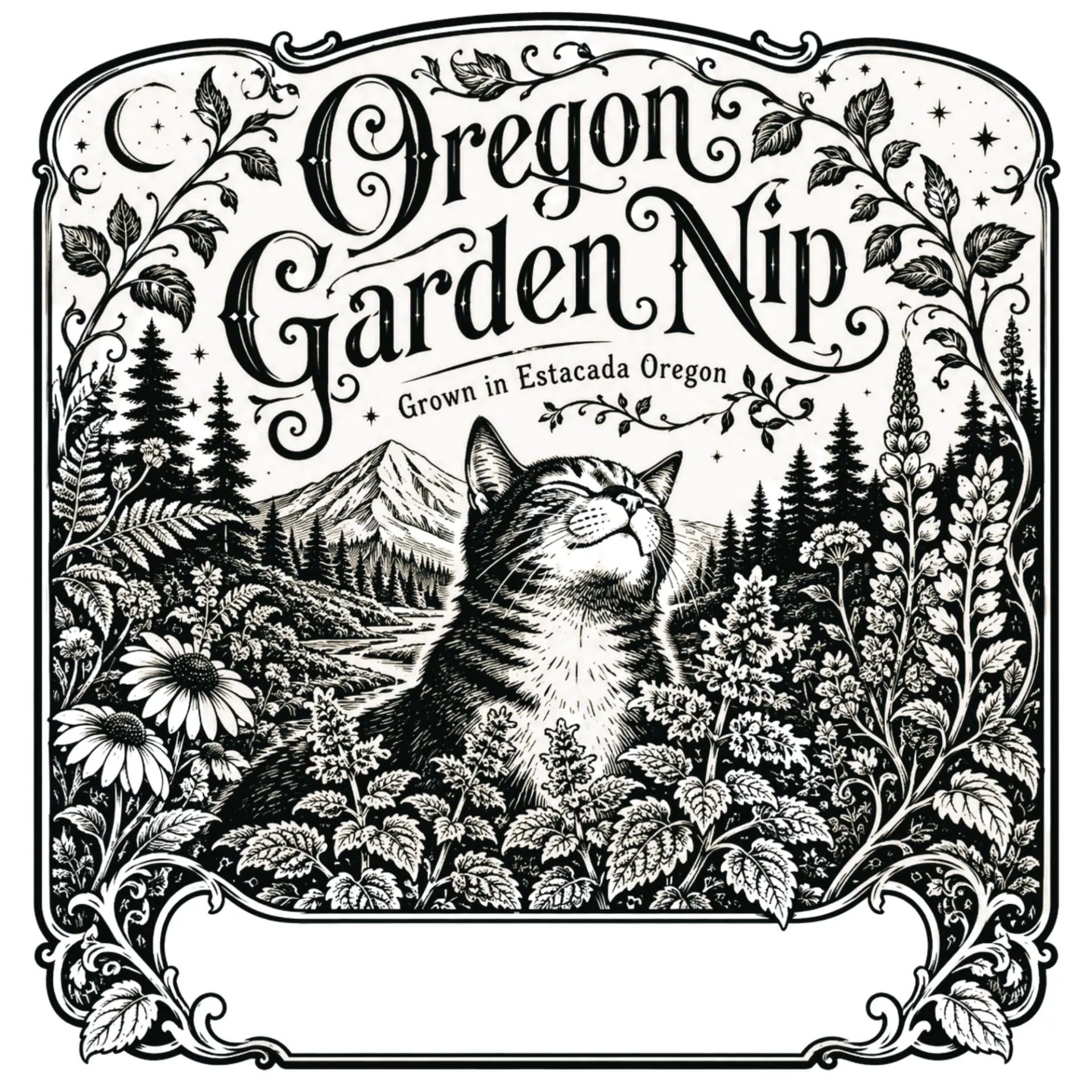 Package art for Oregon Garden Nip catnip